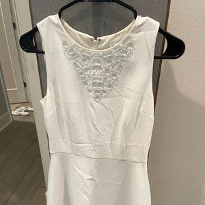 trina turk white dress size 0